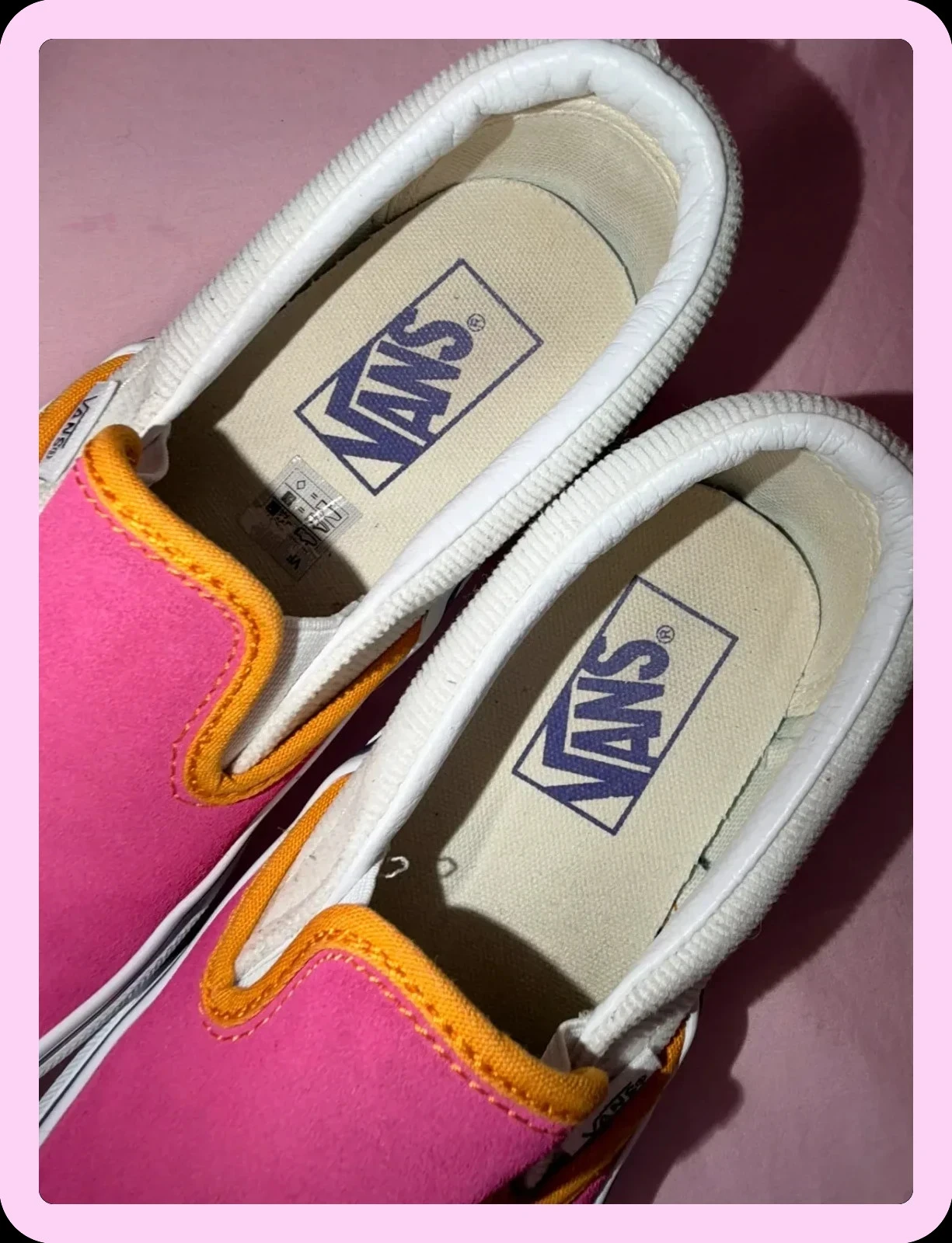 Vans Classic no Slip-On roze oranje maat 36,5 – photo 3